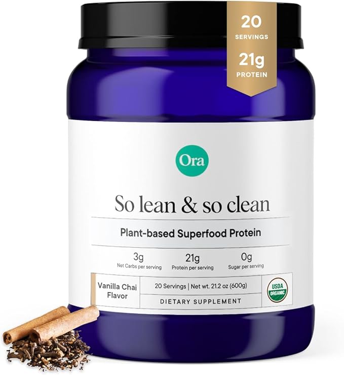 Ora Organic Vegan Protein Powder 21g Plant