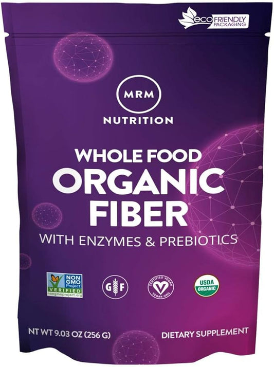 MRM Nutrition Whole Food Organic Fiber 6g fiber 32 servings