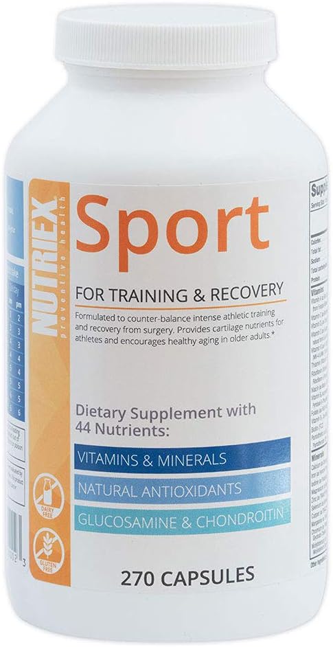 Sport Comprehensive Multivitamin Supplement with Glucosamine 270 Capsules