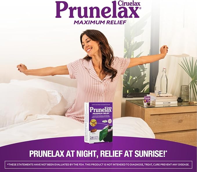 Prunelax Ciruelax Maximum Relief Laxative Tablets 24ct