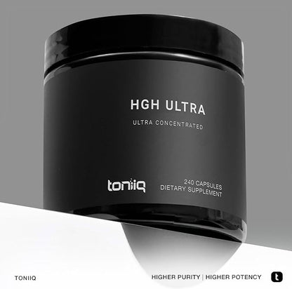 HGH Supplements for Men & Women (240 Count) 3,550mg+ Support Muscle Growth & Healthy Levels of Human Growth Hormone for Men, with High-Purity Arginine, Ornithine, Lysine, Tribulus, and Ashwagandha TQ