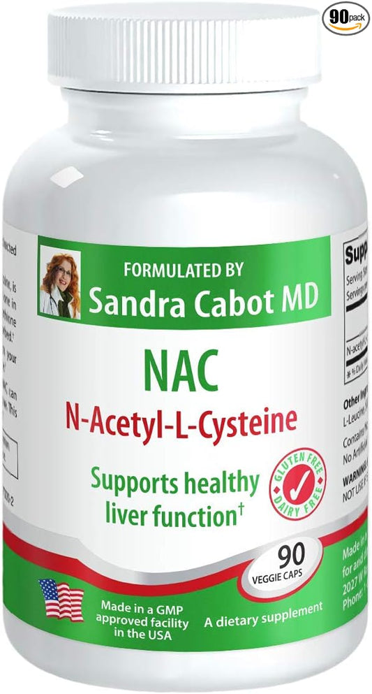 LiverDoctor NAC 600 mg Capsules 600 mg (90 Capsules)