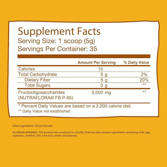 GOBIOTIX Fiber Supplement 1 Scoop 35 Servings (2 Pack)