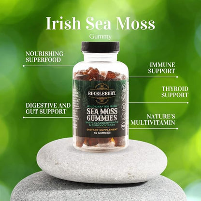 Wild Crafted Irish Sea Moss Gummies 60 Gummies