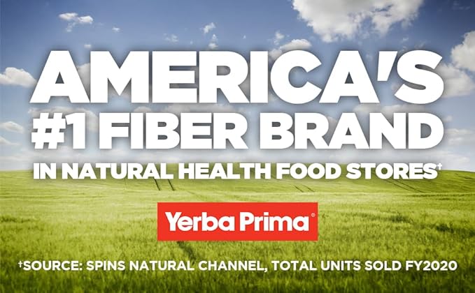 Yerba Prima Daily Fiber Caps Formula, 400 Capsules