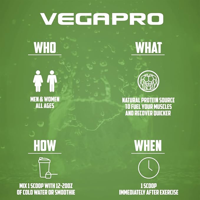 VegaPro Vegan Protein #1 Rated 20g Protein, (28 Servings)