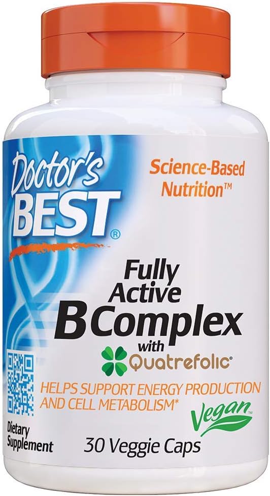 Doctor's Best Fully Active B Complex, 30 Count