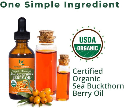 Omega-7 Complete 120 Softgels & Organic 1.76oz for