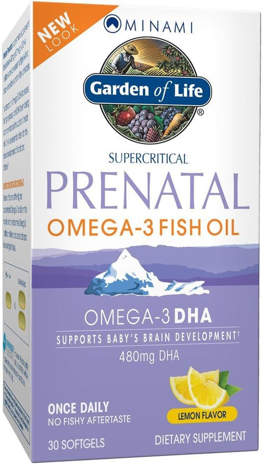 Garden of Life Minami Natural Prenatal 3 Fish 30 Count