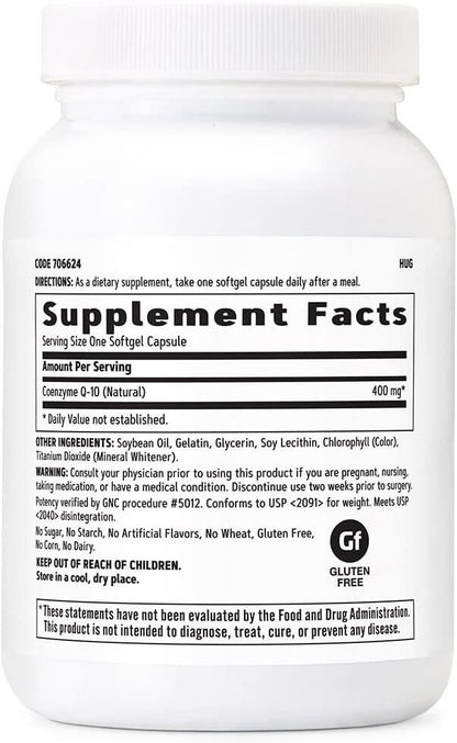 GNC CoQ-10 400mg 60 Count