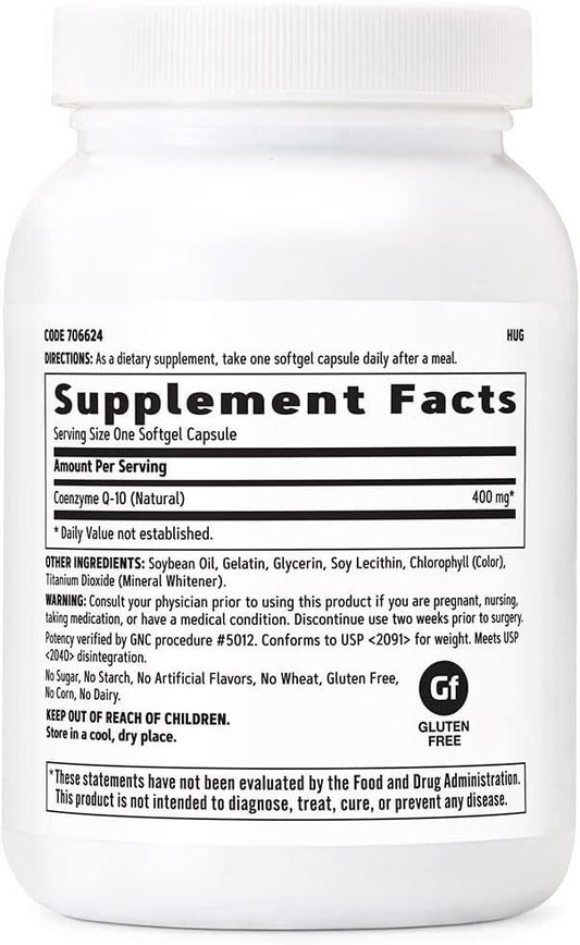 GNC CoQ-10 400mg 60 Count