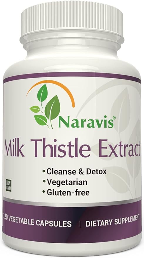 Milk Thistle Extract 4:1 Extract 2000mg - 120 Capsules