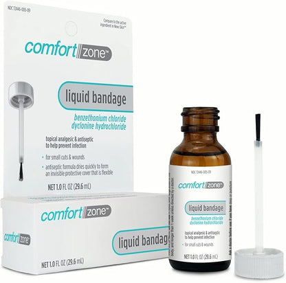 Comfort Zone Liquid Bandage, Antiseptic and 1 Ounce 3)
