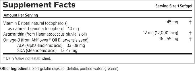 ANDREW LESSMAN Astaxanthin 12000 240 Softgels 12000 mcg