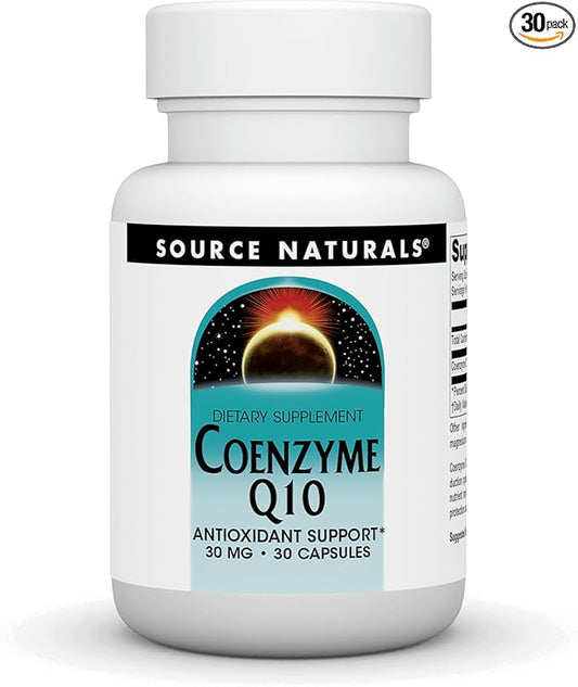 Source Natural Coenzyme Q10 Antioxidant Support 30 mg 30 Capsules