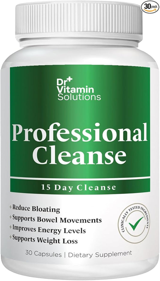 Professional Detox Cleanse for Weight Management 15 Day 30 Caps