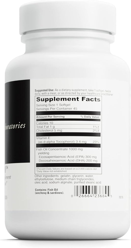 DAVINCI Labs Omega-3 1000 45 Enteric