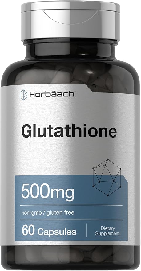 Horbäach Glutathione 500mg Reduced Supplement 60 Capsules