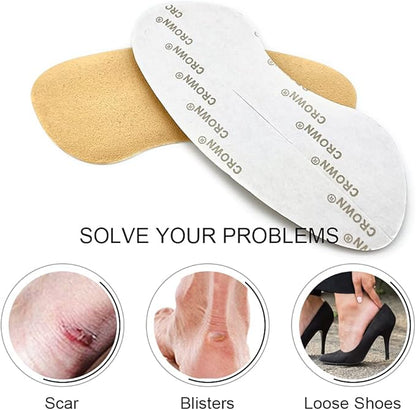 Dr. Foot’s Heel Grips for Men 2 Pairs(Khaki)