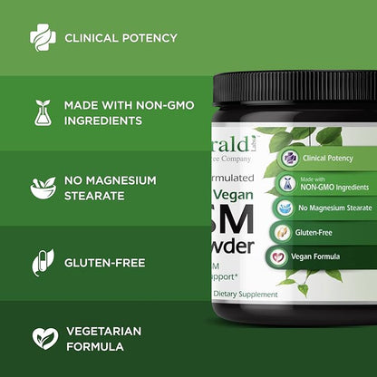 EMERALD LABS MSM Powder 4,000 mg 8 Oz