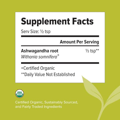 Banyan Botanicals Organic Ashwagandha Powder –