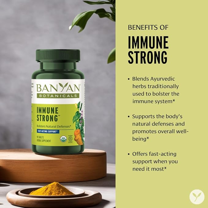 Banyan Botanicals Immune Strong – Organic 90 Tablets