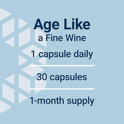 Life Extension Resveratrol Elite, trans-resveratrol, healthy 30 capsules