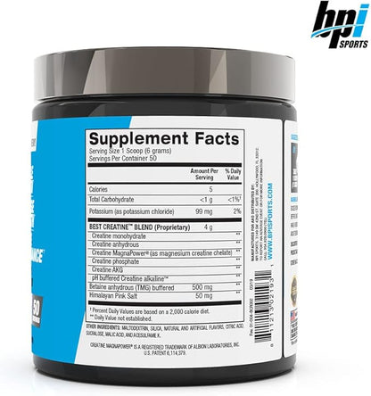 BPI Sports Best Creatine - Includes 6 Advanced Forms of Creatine - Supports Muscle Building and Post-Workout Recovery - Watermelon Cooler, 50 Servings (Pack of 2)