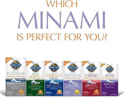 Garden of Life Minami Natural Prenatal 3 Fish 30 Count