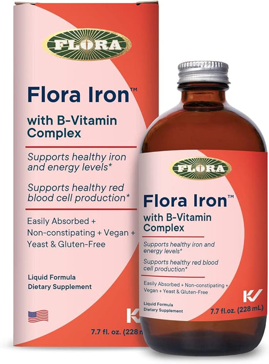 Flora Iron with B-Vitamin Complex 7.7-oz. Glass
