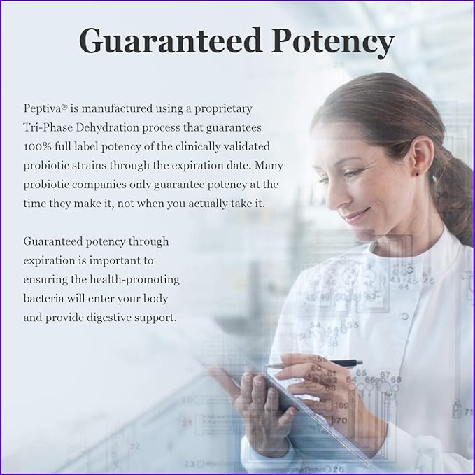 Peptiva 26 Billion CFU Probiotic and 60 Count