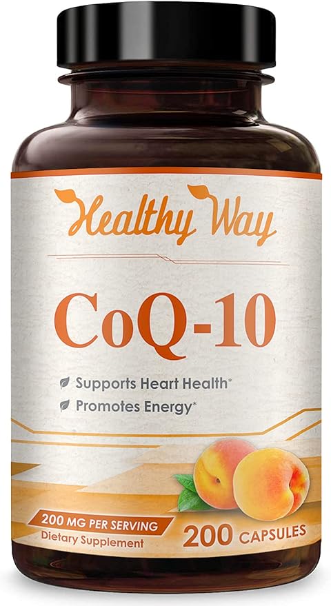 Healthy Way CoQ10 200mg 200 Capsules