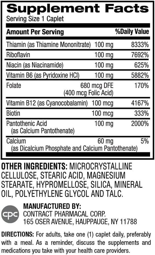 Earth's Splendor Vitamin B Complex