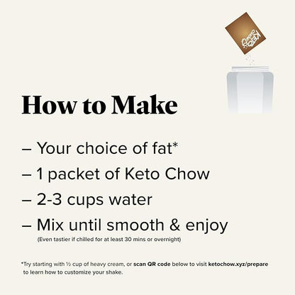 Keto Chow- Classic Flavors Single meal