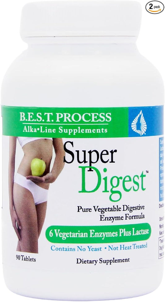 SuperDigest (2 Pack) Best Process Alkaline