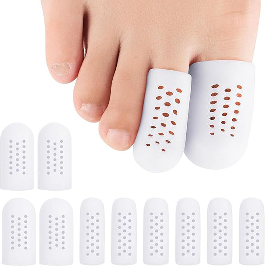 10 Pack Toe Caps and Toe Toenails,Corns,Calluses,Blisters(4L +6 +6 S)