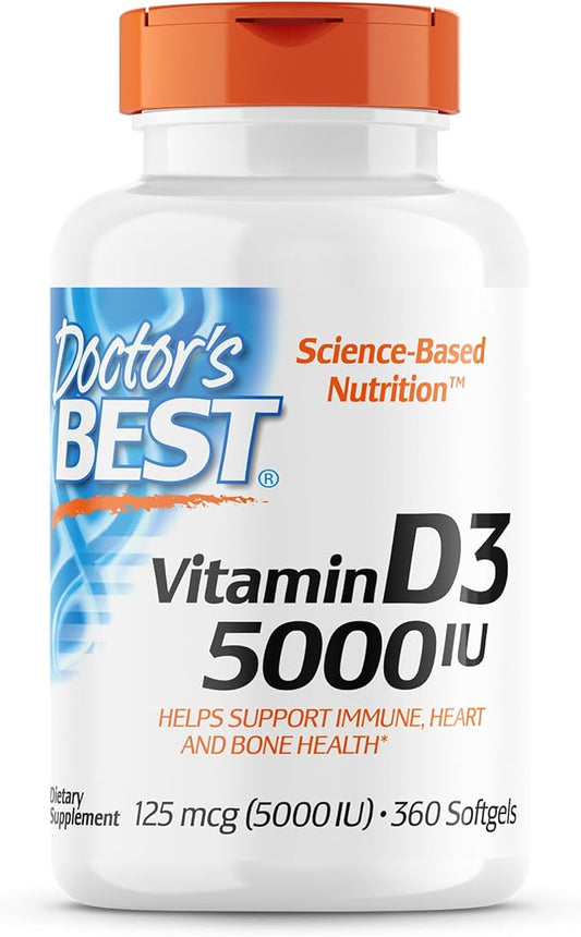 Doctor's Best Vitamin D3 5,000 IU 360 Count 1)