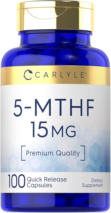 Carlyle 5-MTHF Supplement 15mg 100 Capsules