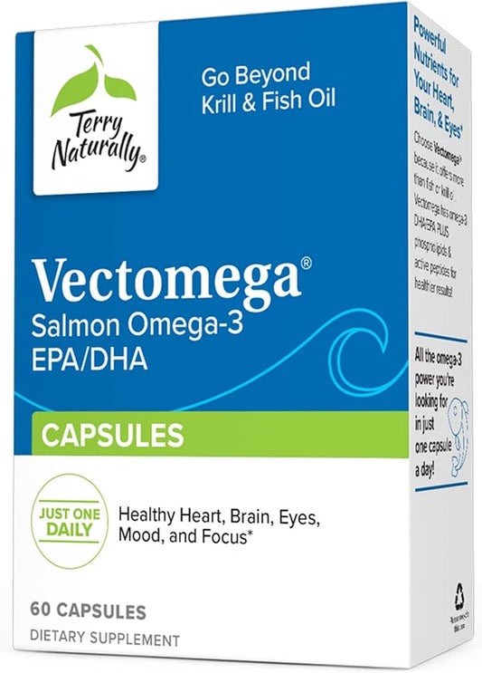 Terry Naturally Vectomega 60 Capsules Omega-3 from 60 Servings