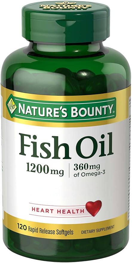 Nature's Bounty Fish Oil 1200 mg, 120 Count