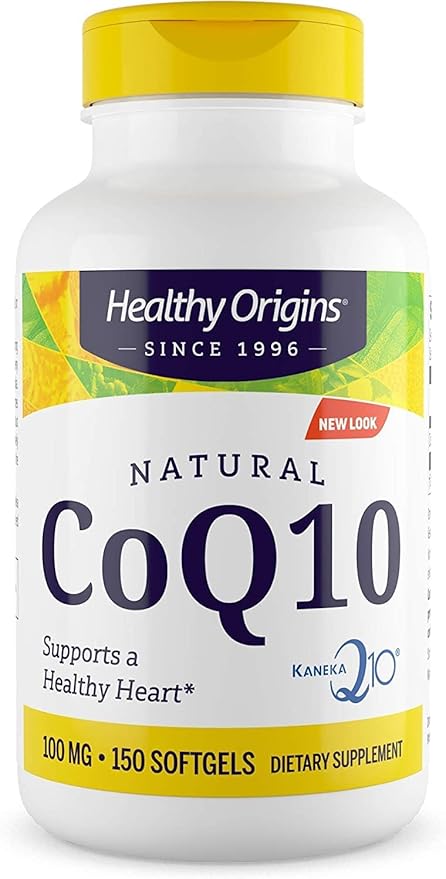 Healthy Origins CoQ10 (Kaneka Q10) 100mg Softgels 150 Softgels