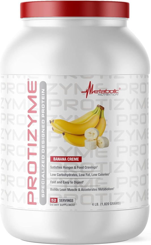 Metabolic Nutrition, Protizyme, 100% Whey Protein 24 Essential 4 Pound (52 ser)