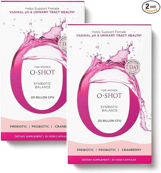 2 Pack Vegan Vaginal Probiotic + 60 Vege-Capsules