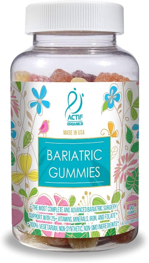 ACTIF Organic Bariatric Gummies with 25+ 90 Count