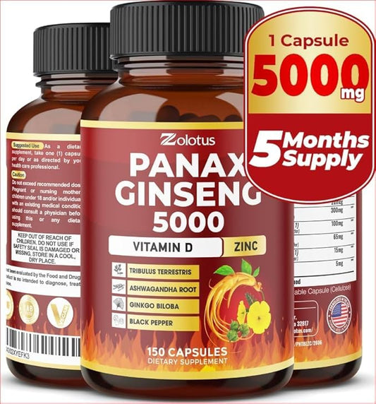 Zolotus 7 in 1 Premium Panax 5 Months 5000 mg