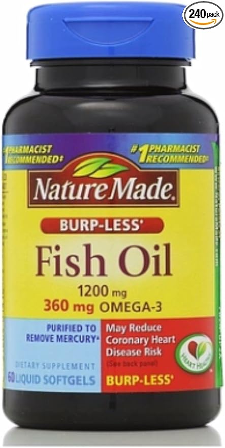 Nature Made Fish Oil, 1200 mg, 60 ea 4)