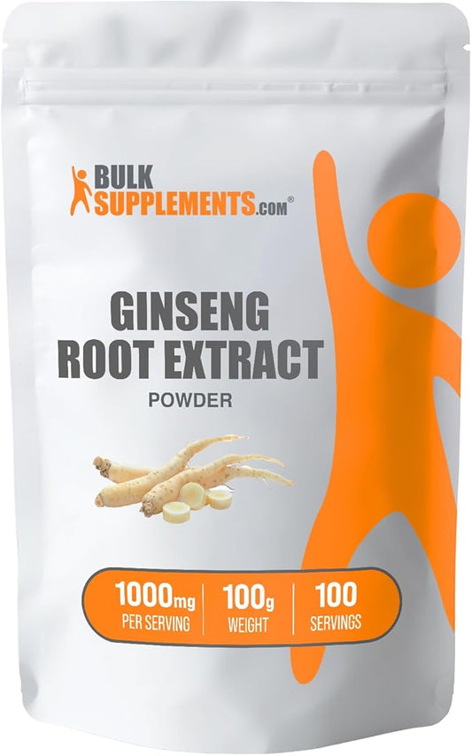 BulkSupplements.com Ginseng Root Extract Powder 1000mg per 100g (3.5 (3.5 oz) 1)