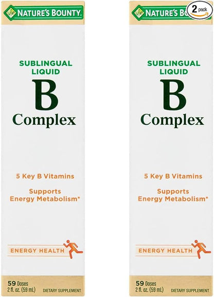 Nature's Bounty Vitamin B Complex sublingual 2 Fl 2)