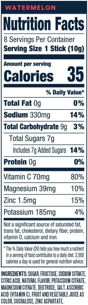 DripDrop Hydration - Electrolyte Powder Packets - Watermelon - 8 Count