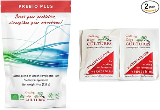 Prebio Plus Prebiotic Fiber Powder Best 8 oz 8oz + 4 Grams)